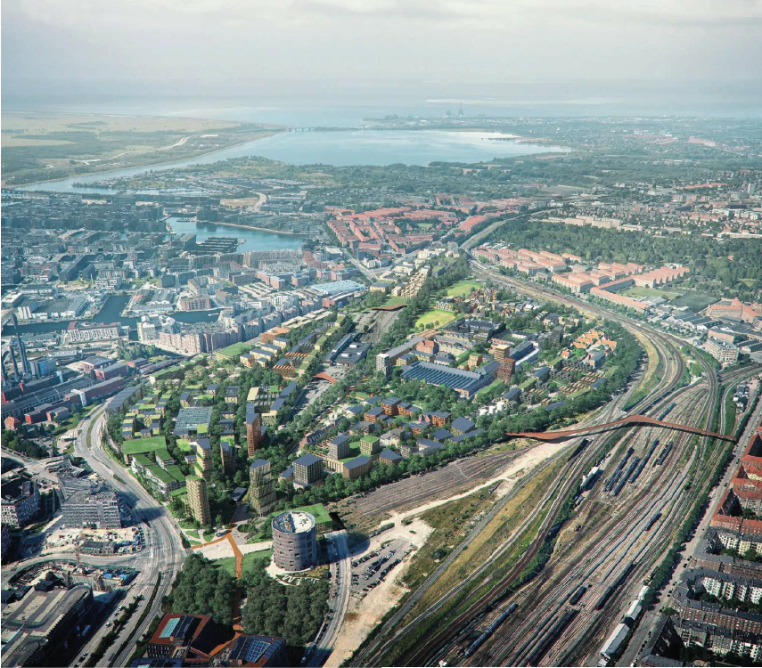 Cobe Architects, „Jernbanebyen  Planungsstand“, Dänemark (Zugriff am 08.01.2023) cobe.dk/idea/jernbanebyen