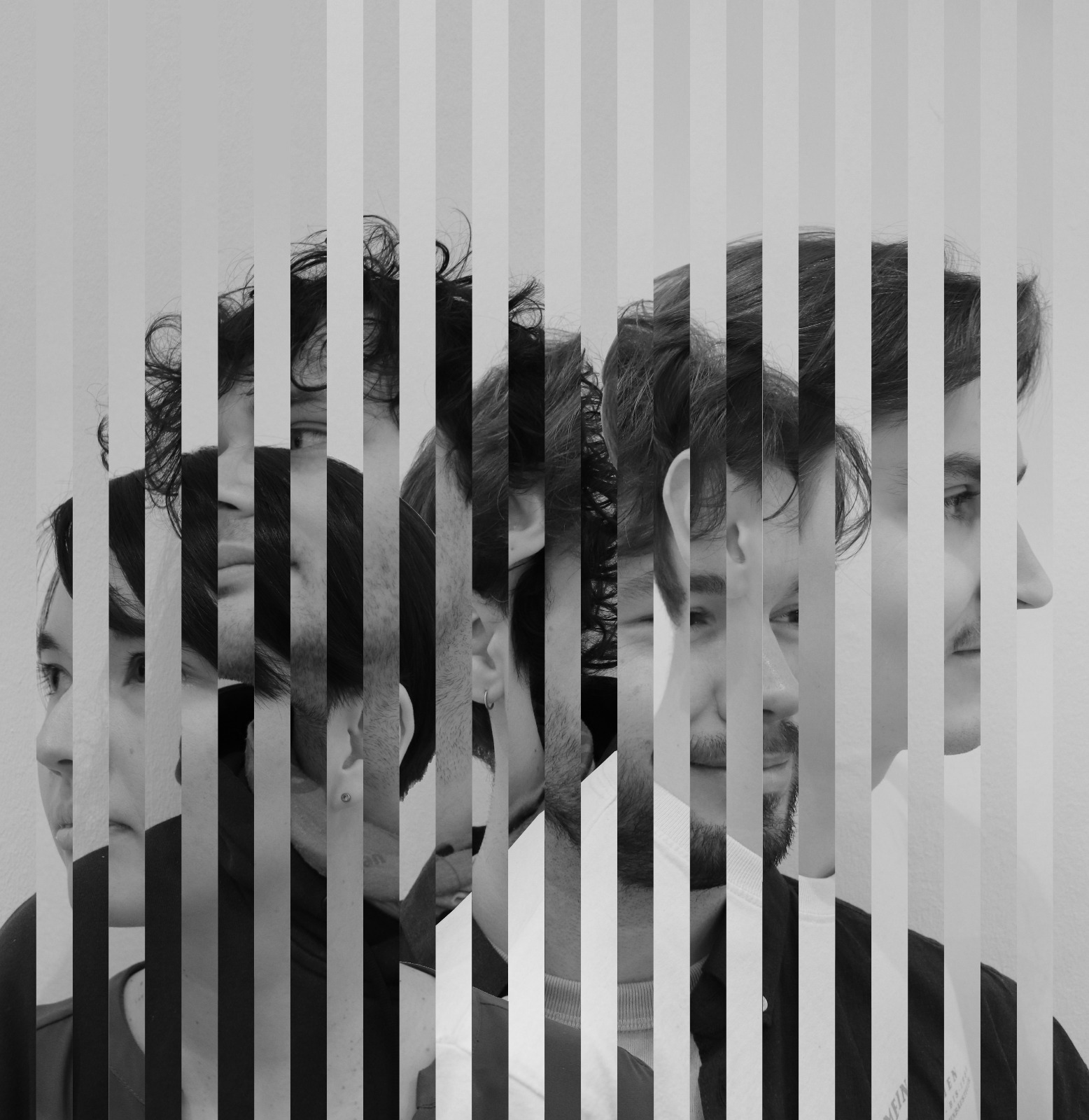 A group portrait of the Los!-Kollektiv